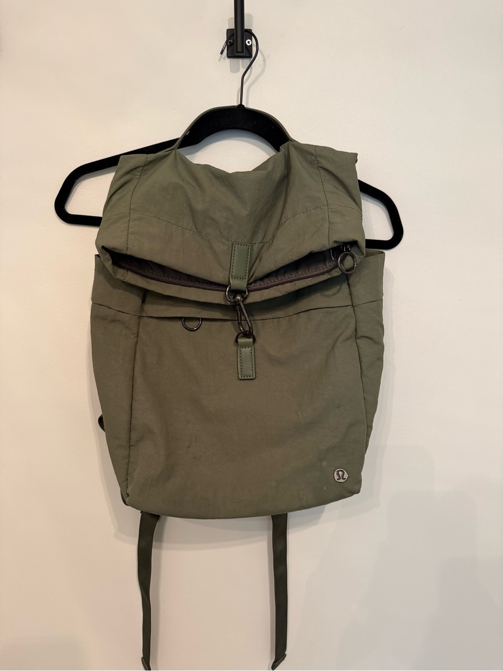 lululemon athletica Olive Green Roll-Top Backpack